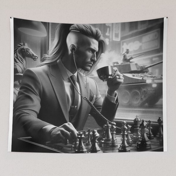 Item preview, "Urban Chess Master's Black and White Gambit - Ghost Archer Illusions" designed and sold by Ghost Archer Illusions.