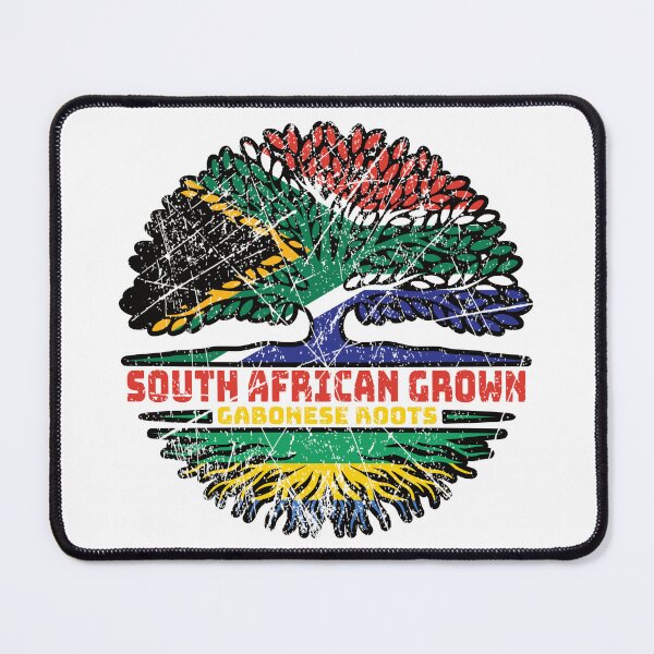 Item preview, Gabon Gabonese South African South Africa Tree Roots Flag designed and sold by FlagX.