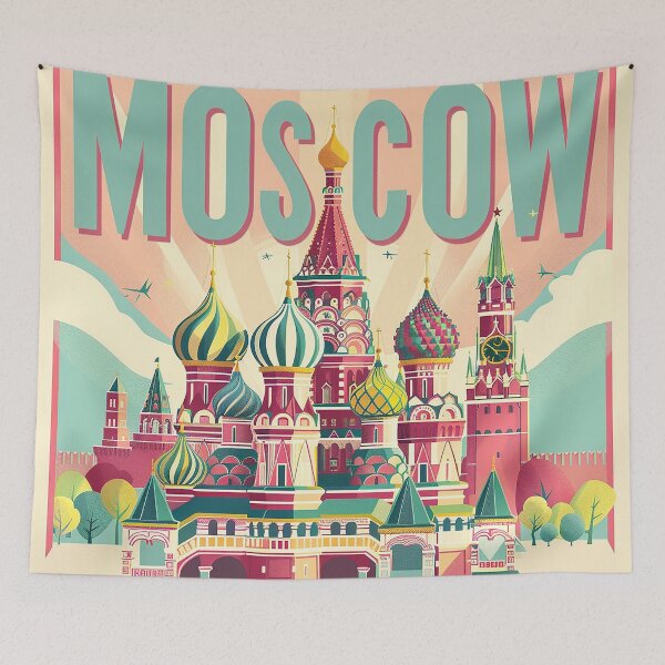 Aperçu de l'œuvre Moscou Art Moscou Imprimer créée et vendue par nomiraclehere.