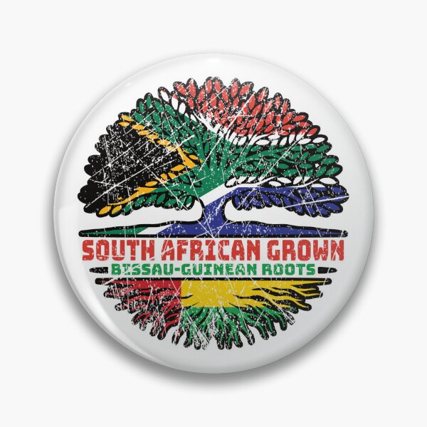 Item preview, Guinea-Bissau Bissau-Guinean South African South Africa Tree Roots Flag designed and sold by FlagX.