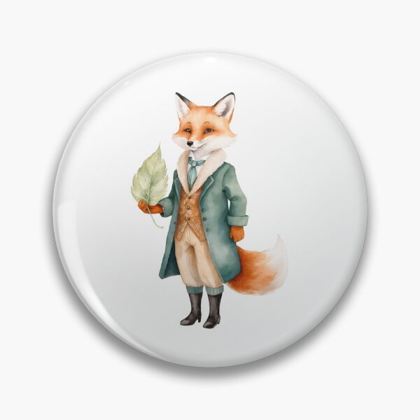 Item preview, Charming Watercolor Fox designed and sold by Victoria Riabov.