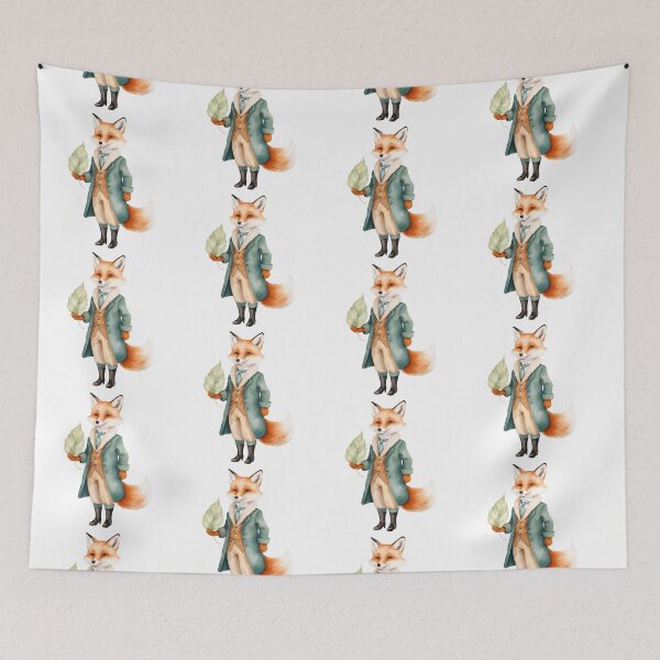 Item preview, Charming Watercolor Fox designed and sold by Victoria Riabov.