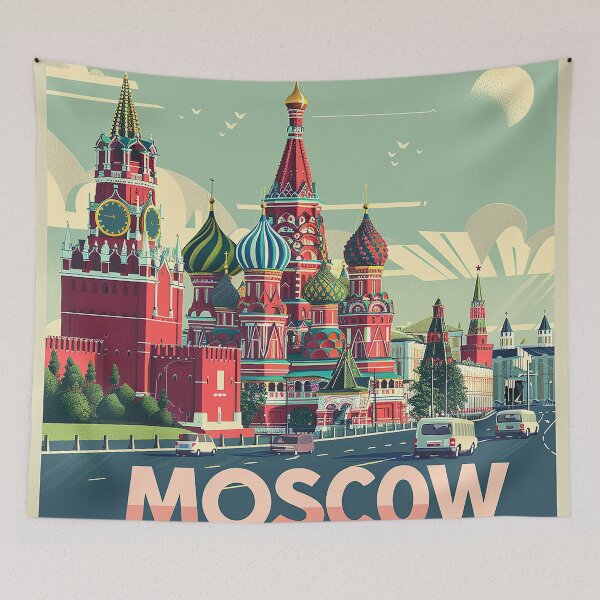 Item preview, Moscow Art Moscow Print designed and sold by nomiraclehere.