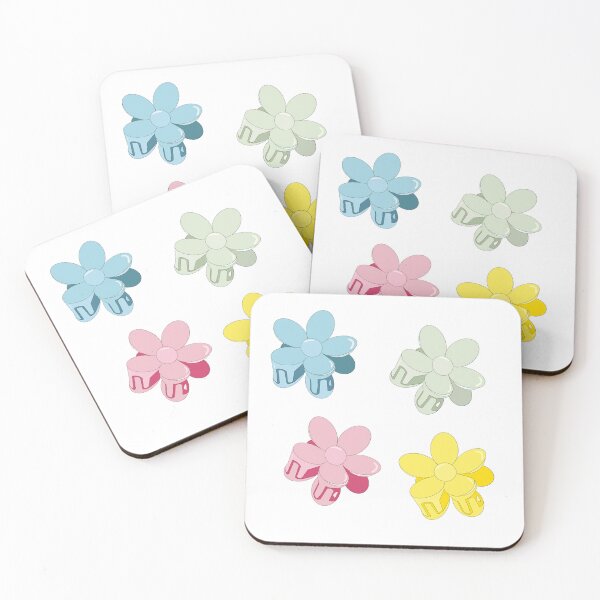 Artikelvorschau, Hawaii Bunte Blumen Haarspangen Kokosnuss Mädchen entworfen und verkauft von SophieLogan.