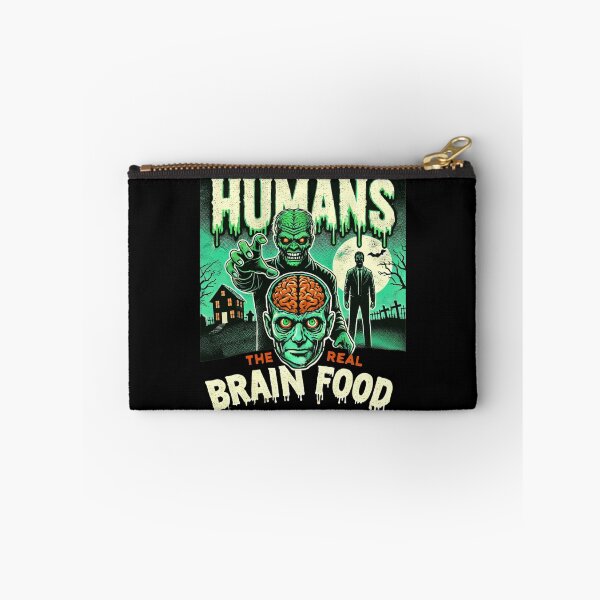 Item preview, Halloween Zombie Funny Humans The Real Brain Food Zombie Lover designed and sold by BlueBerry-Pengu.