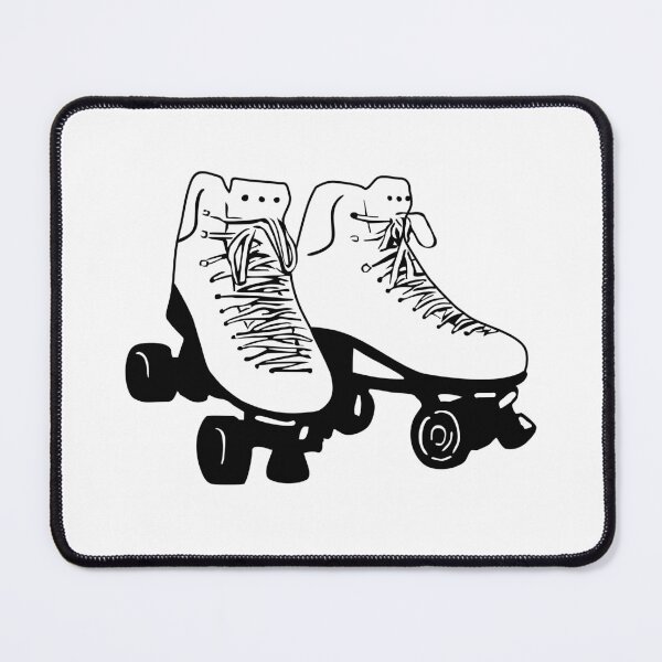 Artikelvorschau, Roller skating, roller skates, Rollschuhe entworfen und verkauft von claudiasartwork.