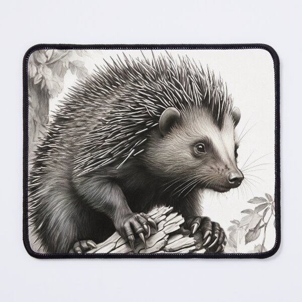 Item preview, Porcupine pencil drawing designed and sold by Pencil-Art.