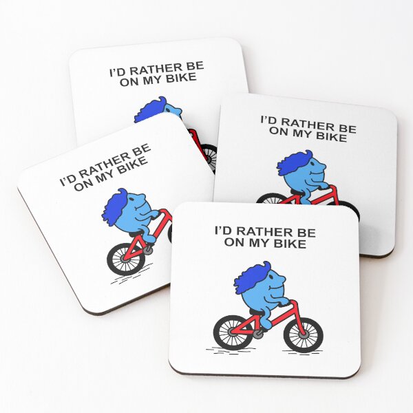 Item preview, Mr Men Id rather be on my bike Cyclist designed and sold by Scat the cat.
