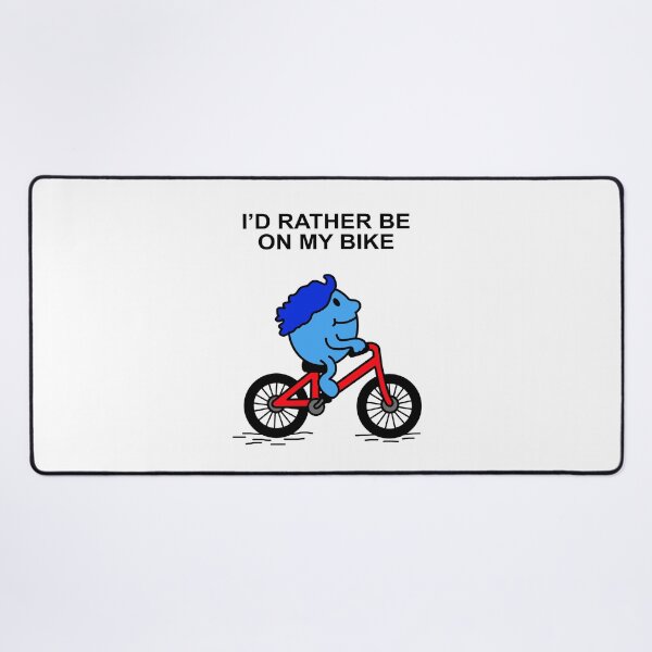 Item preview, Mr Men Id rather be on my bike Cyclist designed and sold by Scat the cat.