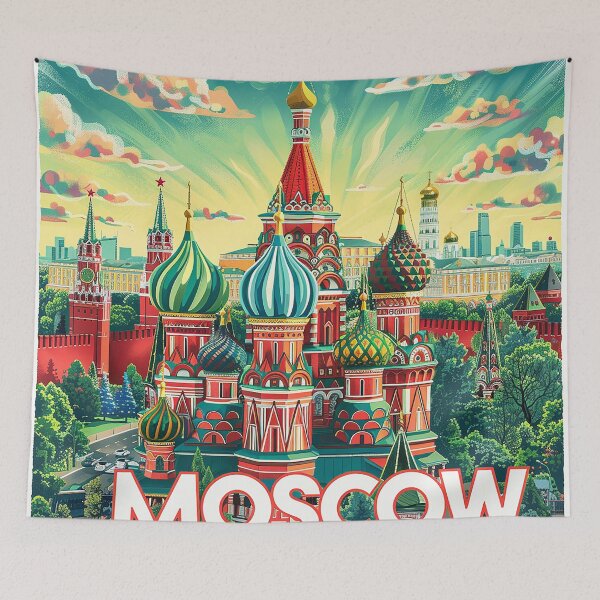 Item preview, Moscow Art Moscow Print designed and sold by nomiraclehere.