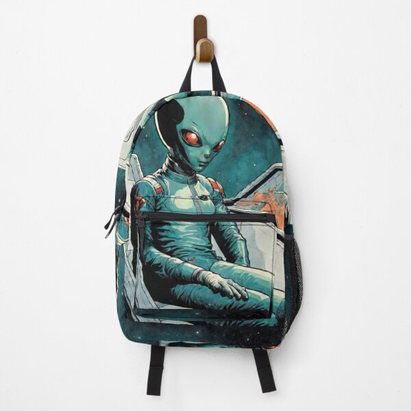 Item preview, Retro Space Alien Pilot designed and sold by Planetporridge.