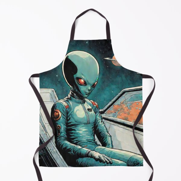 Item preview, Retro Space Alien Pilot designed and sold by Planetporridge.