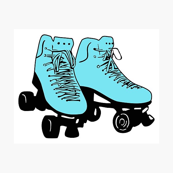 Item preview, Roller skating, roller skates, roller skates designed and sold by claudiasartwork.