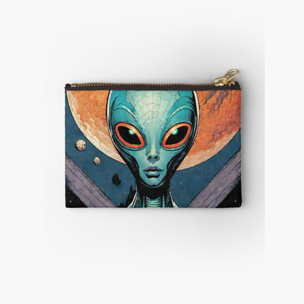 Item preview, Space Alien Retro Artwork designed and sold by Planetporridge.