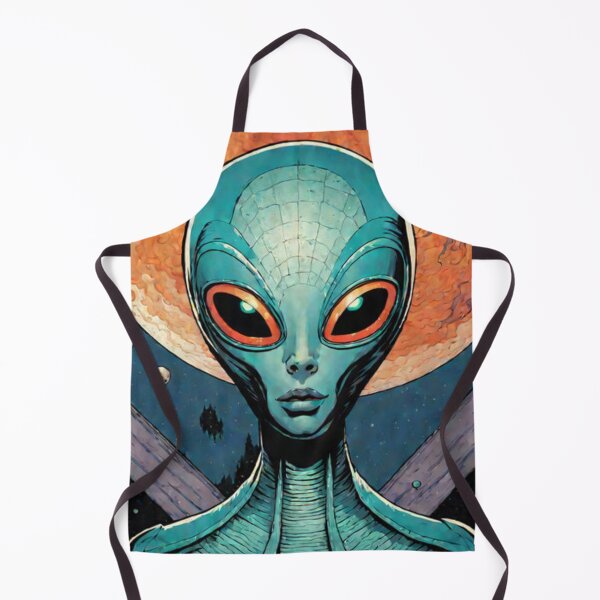 Item preview, Space Alien Retro Artwork designed and sold by Planetporridge.