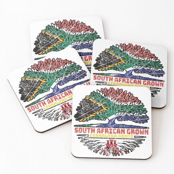 Item preview, Gibraltar Gibraltarian South African South Africa Tree Roots Flag designed and sold by FlagX.