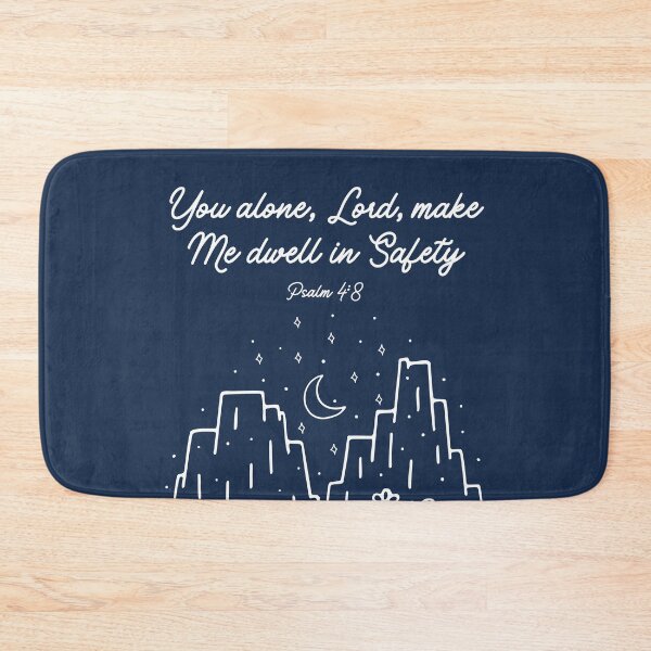 Item preview, You Alone, Lord, Make Me Dwell In Safety | Psalm 4:8 | Christian Gifts designed and sold by Meredibbs.