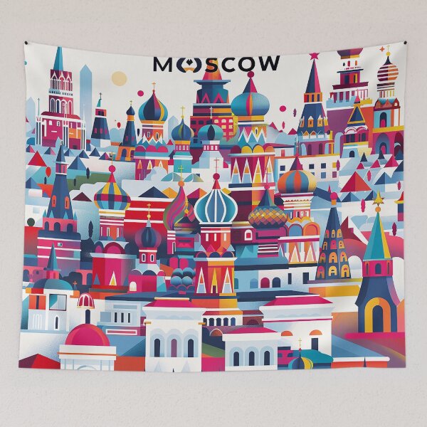 Item preview, Moscow Art Moscow Print designed and sold by nomiraclehere.