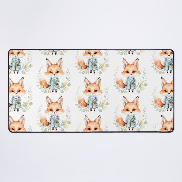 Item preview, Adorable Watercolor Fox Character designed and sold by Victoria Riabov.
