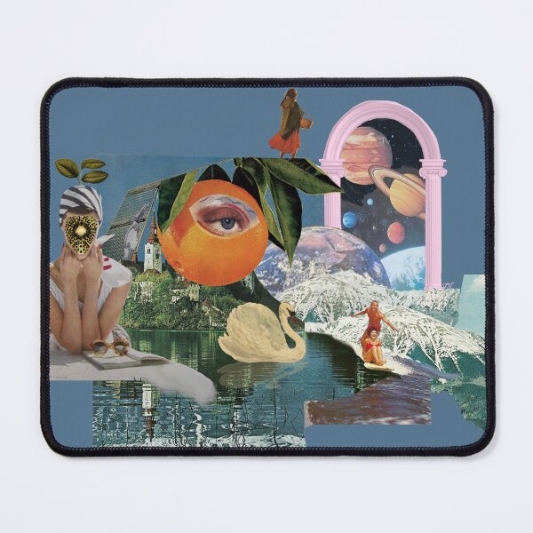 Item preview, 'Meet Your Maker' Vintage Cut Out Collage ft. Eye, Swan, Space + Ancient Archway designed and sold by Venus-in-Virgo.