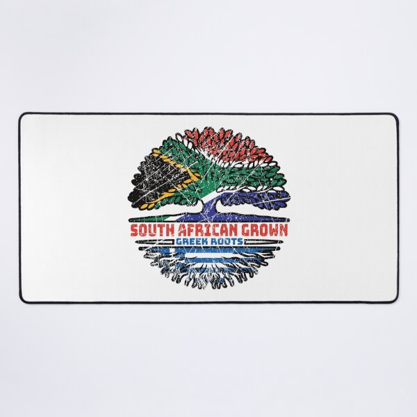 Item preview, Greece Greek South African South Africa Tree Roots Flag designed and sold by FlagX.