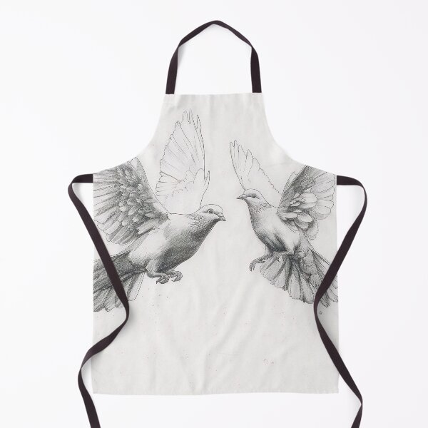 Item preview, Black and White pigeon pencil drawing designed and sold by Pencil-Art.