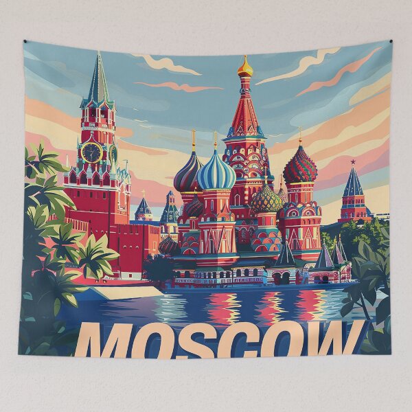 Item preview, Moscow Art Moscow Print designed and sold by nomiraclehere.