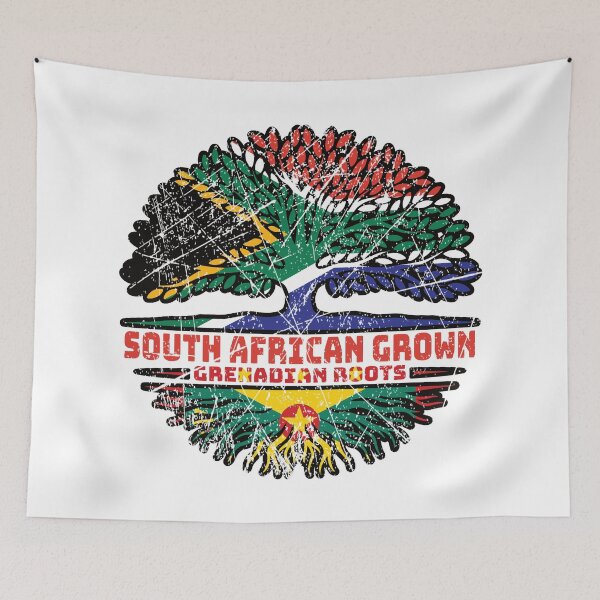 Item preview, Grenada Grenadian South African South Africa Tree Roots Flag designed and sold by FlagX.