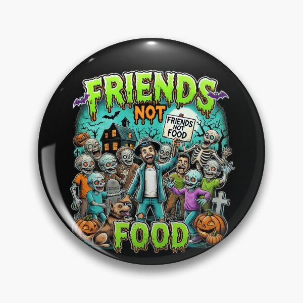 Item preview, Halloween Zombies Friends Not Food designed and sold by BlueBerry-Pengu.