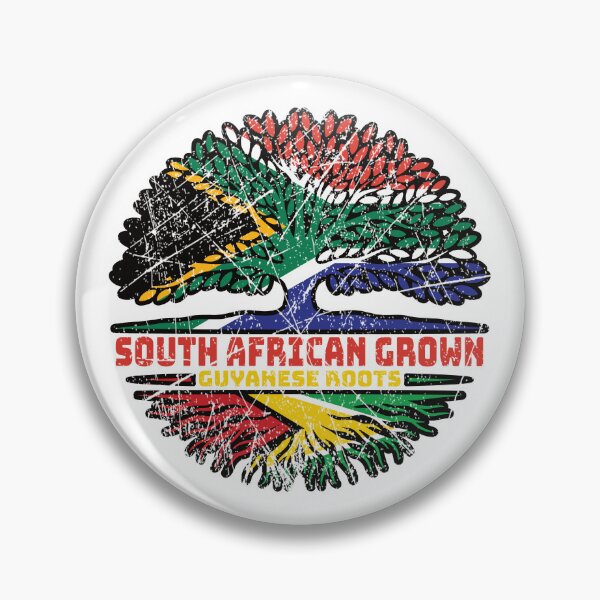 Item preview, Guyana Guyanese South African South Africa Tree Roots Flag designed and sold by FlagX.