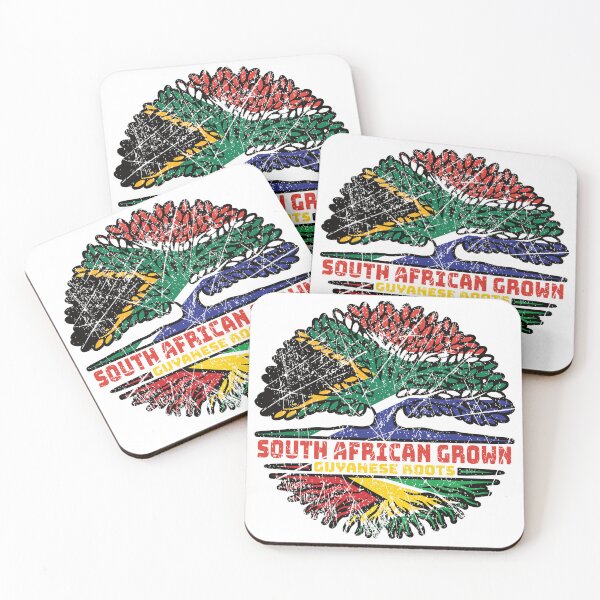 Item preview, Guyana Guyanese South African South Africa Tree Roots Flag designed and sold by FlagX.