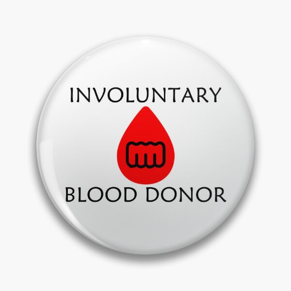 Item preview, Embrace the Irony: 'Involuntary Blood Donor' Gear – Because Sarcasm is the Best Medicine designed and sold by Ignorant-Artist.