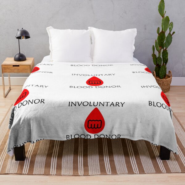 Item preview, Embrace the Irony: 'Involuntary Blood Donor' Gear – Because Sarcasm is the Best Medicine designed and sold by Ignorant-Artist.