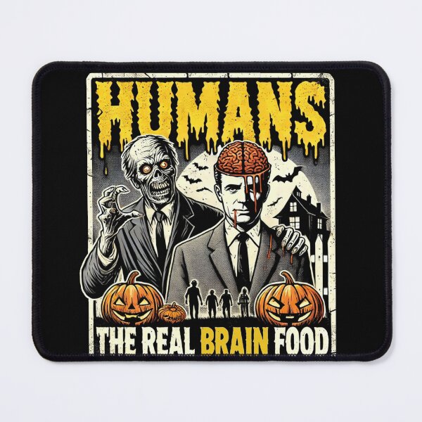 Item preview, Halloween Zombie Funny Humans The Real Brain Food Zombie Lover designed and sold by BlueBerry-Pengu.