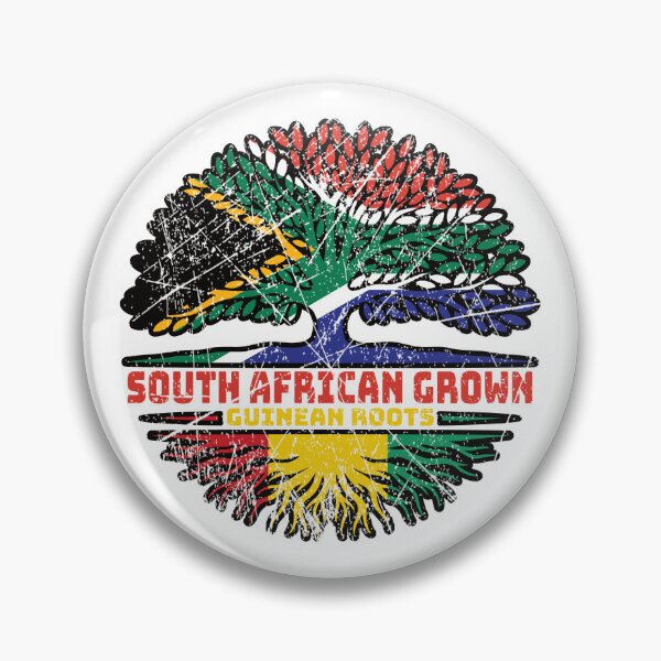 Item preview, Guinea Guinean South African South Africa Tree Roots Flag designed and sold by FlagX.