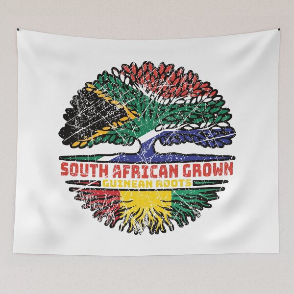 Item preview, Guinea Guinean South African South Africa Tree Roots Flag designed and sold by FlagX.