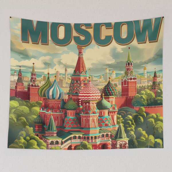 Item preview, Moscow Art Moscow Print designed and sold by nomiraclehere.