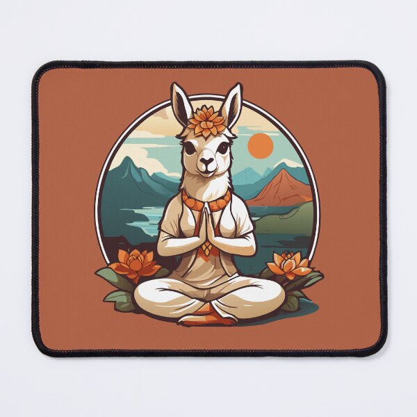 Item preview, A meditating llama designed and sold by jkrphoto.