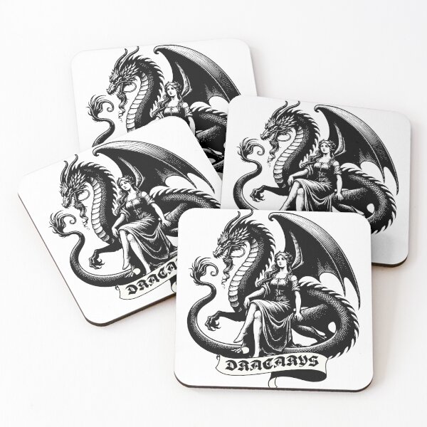 Item preview, Team Black Dragon Queen Fantasy Book Lovers Gift designed and sold by InkyGenies.