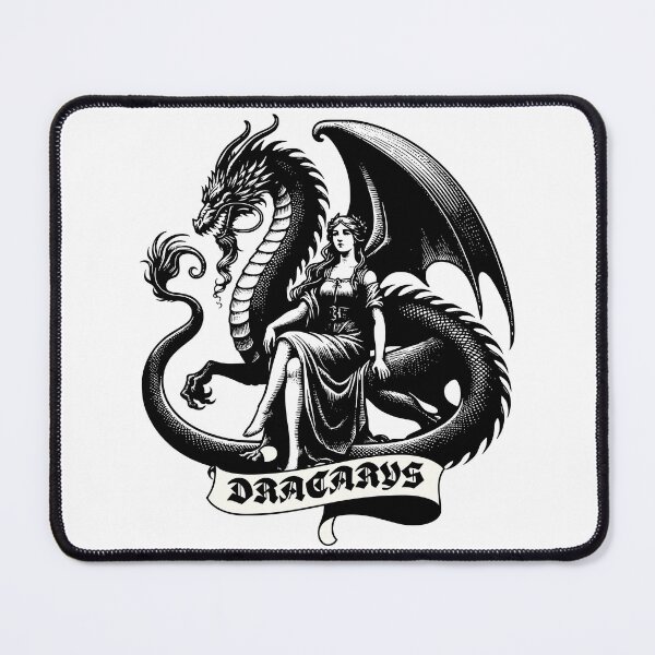 Item preview, Team Black Dragon Queen Fantasy Book Lovers Gift designed and sold by InkyGenies.