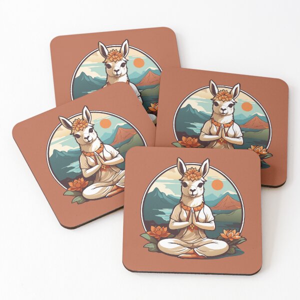 Item preview, A meditating llama designed and sold by jkrphoto.