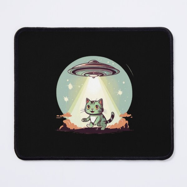 Item preview, UFO abducting a Cat designed and sold by Planetporridge.