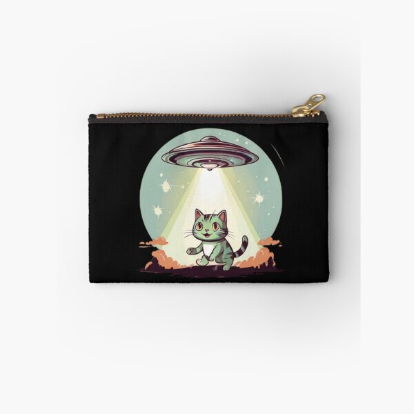 Item preview, UFO abducting a Cat designed and sold by Planetporridge.