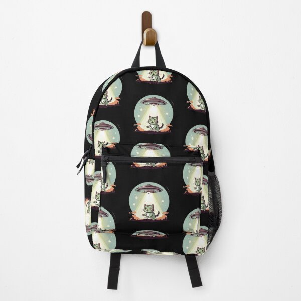 Item preview, UFO abducting a Cat designed and sold by Planetporridge.