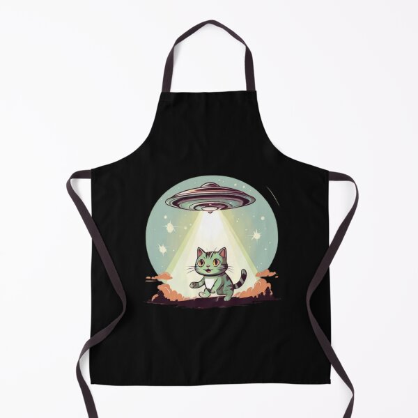 Item preview, UFO abducting a Cat designed and sold by Planetporridge.