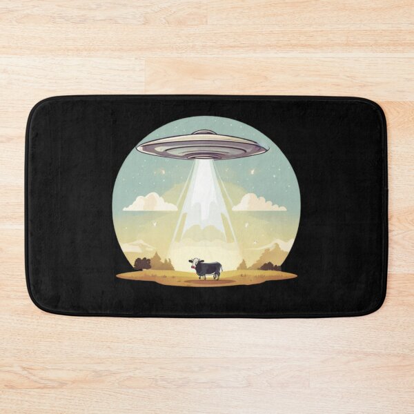 Item preview, UFO abducting a Cow designed and sold by Planetporridge.