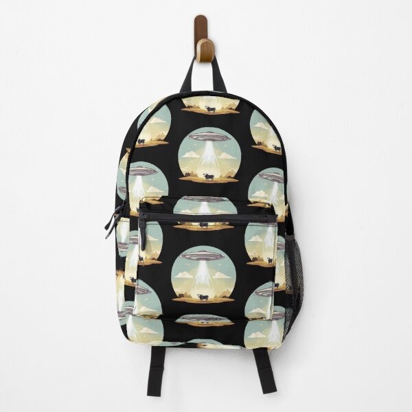 Item preview, UFO abducting a Cow designed and sold by Planetporridge.