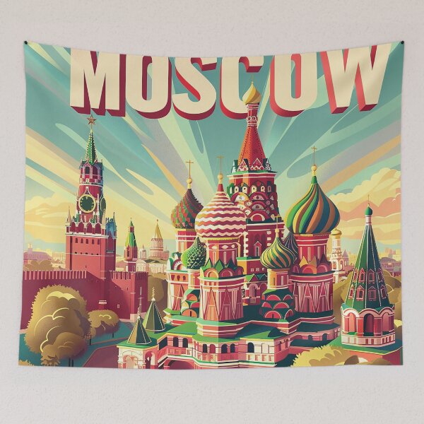 Item preview, Moscow Art Moscow Print designed and sold by nomiraclehere.