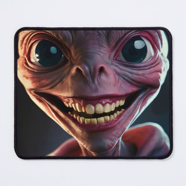 Item preview, Smiling alien. designed and sold by MyHappyArtShop.