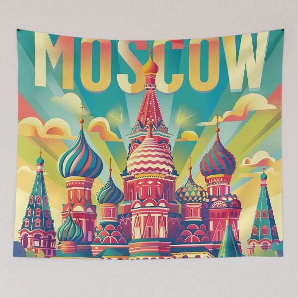 Item preview, Moscow Art Moscow Print designed and sold by nomiraclehere.